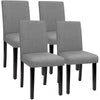 Lacoo Dining Chairs Modern Upholstered Set of 4 Fabric Dining Chairs