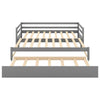 Twin Size Daybed, Convertible Double Twin Size with Trundle