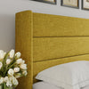 King Size Lift Hydraulic Storage Bed with Wing Back Headboard