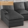 Sectional Sofa Couches for Living Room, 4-Seat