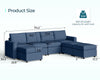 Modular Couches and Sofas Sectional with Storage