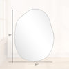 Irregular Bathroom Mirror Cloud Shaped Wall Mirror Black Vanity Mirror