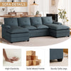 Sectional Sofa Couches for Living Room, 4-Seat