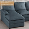 Sectional Sofa Couches for Living Room, 4-Seat