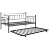 Twin Size Metal Daybed with Trundle Included