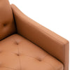 Distinctive armchair, modern PU leather