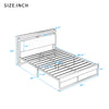 Metal Full Bed Frame,Size Platform Bed Frames with Wood Headboard