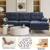 Convertible Sectional Sofa Couch, Convertible L Shaped Couch with Reversible Chaise