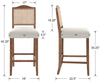 Counter Height Bar Stools Set of 2