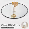 Bathroom Oval Wall Mirror Vanity Hanging Mirror Black