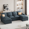 Sectional Sofa Couches for Living Room, 4-Seat