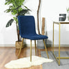 Upholstered Dining Side Chairs for Home Furniture blue