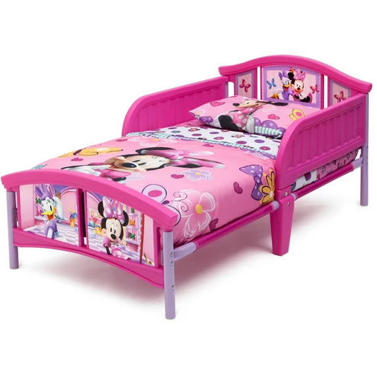 Children Minnie Mouse Plastic Todd Children'sler Bed, Pink