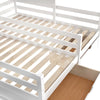 Euroco Wood Twin Size House Double Platform Beds for Kids