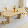 70.8 Inch Wood Dining Table for Rustic Farmhouse