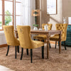 Upholstered Tufted Dining Chairs Set of 2