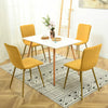 Upholstered Dining Side Chairs for Home Furniture yellow