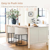 Counter Height Bar Stools with Back Modern Counter Stools for Home Kitchen