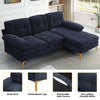 Convertible Sectional Sofa Couch, Convertible L Shaped Couch with Reversible Chaise