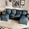 Sectional Sofa Couches for Living Room, 4-Seat