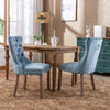 Upholstered Tufted Dining Chairs Set of 2