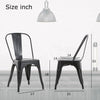 Metal Chairs Dining Stackable Dining Chairs Indoor/Out Door