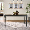 Autumn Lane Farmhouse Dining Table, Black and Oak