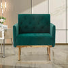 Modern Accent Chair, Upholstered Single Sofa Chair Sherpa Arm Chair for Living Room