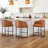 Counter Height Bar Stools with Back Modern Counter Stools for Home Kitchen