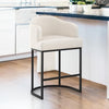 Counter Height Bar Stools with Back Modern Counter Stools for Home Kitchen