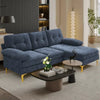 Convertible Sectional Sofa Couch, Convertible L Shaped Couch with Reversible Chaise