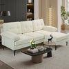 Convertible Sectional Sofa Couch, Convertible L Shaped Couch with Reversible Chaise