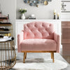 Modern Chair, Upholstered Single Sofa Chair, Sherpa Arm Chair for Living Room Bedroom