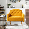 Modern Chair, Upholstered Single Sofa Chair, Sherpa Arm Chair for Living Room Bedroom