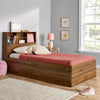 Kids Storage Bed with Bookcase Headboard, Twin