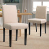 Lacoo Dining Chairs Modern Upholstered Set of 4 Fabric Dining Chairs