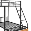 Full over Twin Bunk Bed, 3 Beds in One with Drawers and Table for Kids Bedroom