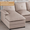 Sectional Sofa Couches for Living Room, 4-Seat