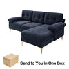 Convertible Sectional Sofa Couch, Convertible L Shaped Couch with Reversible Chaise