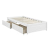 Twin Platform Bed Frame with Storage Drawers, Kids Twin Size Bed Frame