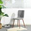 Upholstered Dining Side Chairs for Home Furniture grey