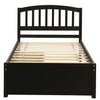 Twin Platform Bed Frame with Storage Drawers, Kids Twin Size Bed Frame