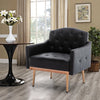 Distinctive armchair, modern PU leather