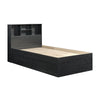 Kids Storage Bed with Bookcase Headboard, Twin