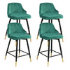 25'' Swivel Bar Stools with Back Set of 2,4.6