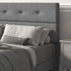 Queen Size Upholstered Platform Bed Frame with Storage Bench