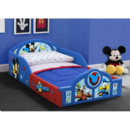 Mickey Mouse Plastic Sleep and Play Toddler Bed by Children