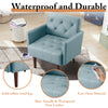 PU Leather Accent Chair with High-Density Foam Cushion