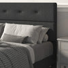 Queen Size Upholstered Platform Bed Frame with Storage Bench