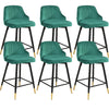 25'' Swivel Bar Stools with Back Set of 2,4.6